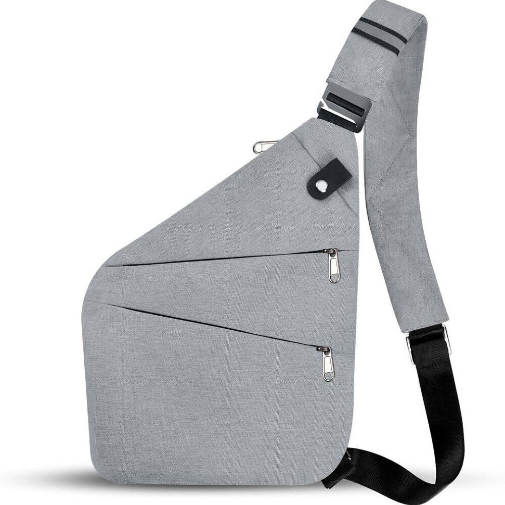 Anti Theft Crossbody Bag Water Resistant Unisex Travel Sling for Women Men
